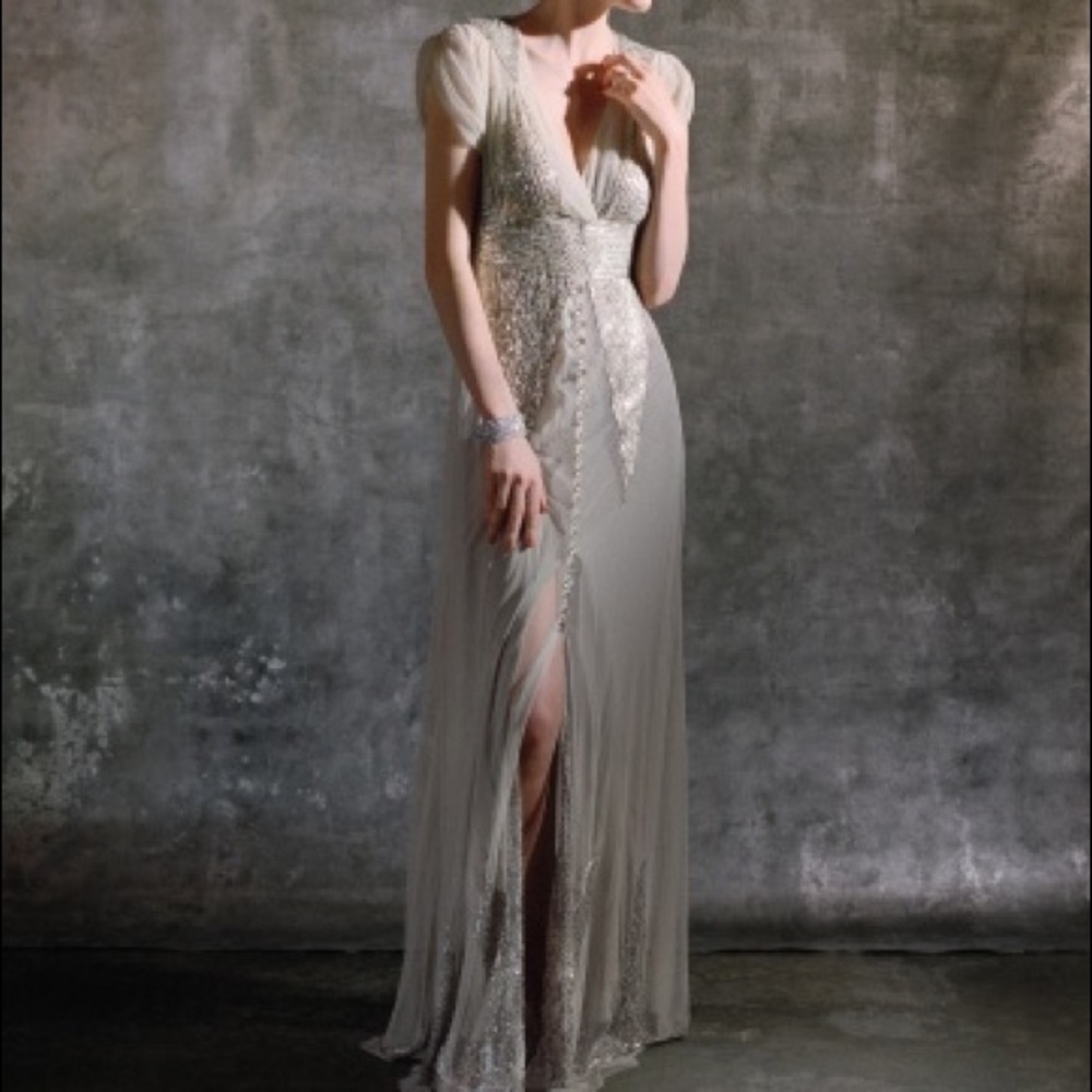 BHLDN Aiguille Gown Anna Sui Wedding Dress Size 6 Like NEW SOLD OUT $1400